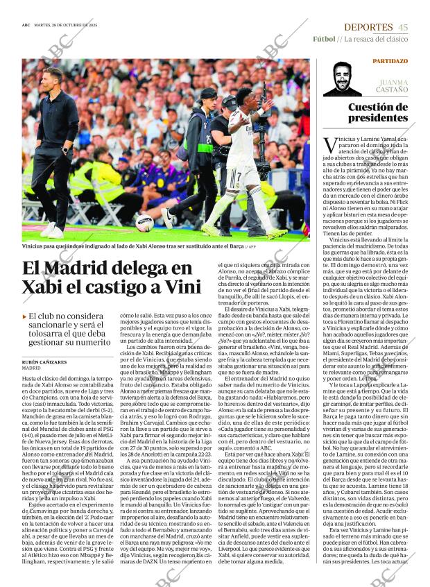 ABC MADRID 28-10-2025 página 45