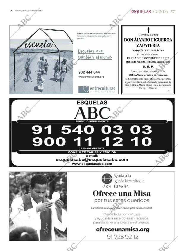 ABC MADRID 28-10-2025 página 57