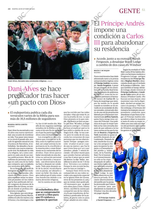 ABC MADRID 28-10-2025 página 61