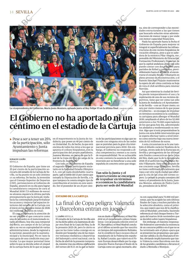 ABC SEVILLA 28-10-2025 página 14