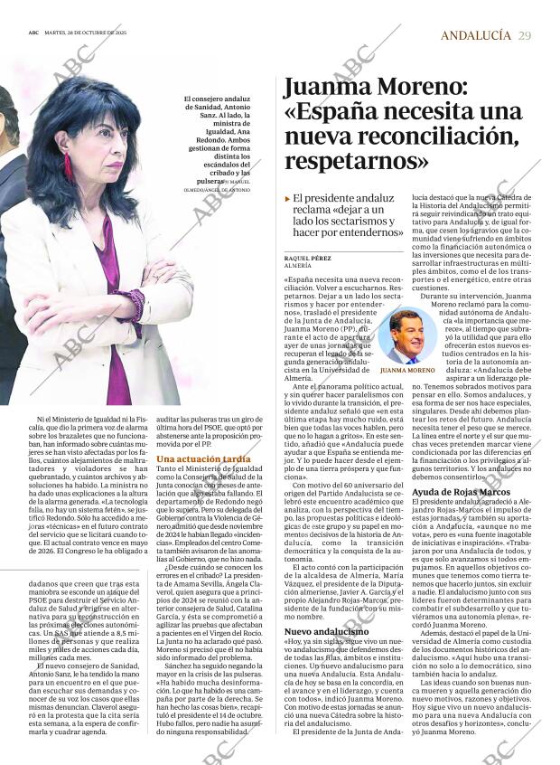 ABC SEVILLA 28-10-2025 página 29