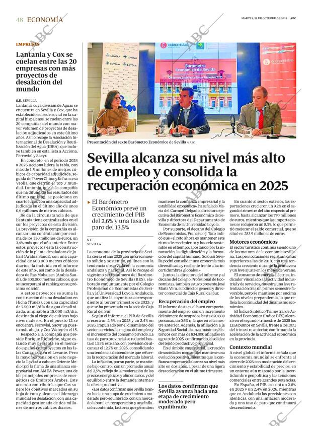 ABC SEVILLA 28-10-2025 página 48