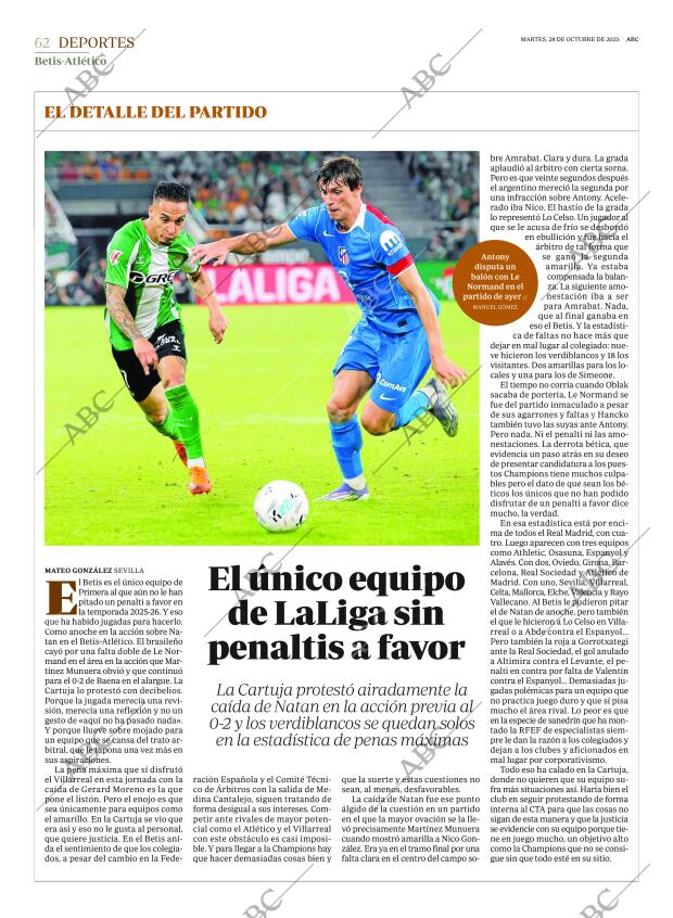 ABC SEVILLA 28-10-2025 página 62