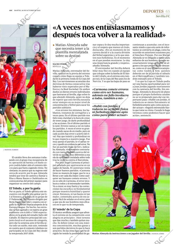 ABC SEVILLA 28-10-2025 página 65
