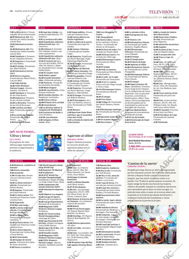 ABC SEVILLA 28-10-2025 página 71