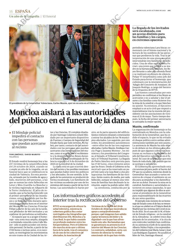 ABC MADRID 29-10-2025 página 16
