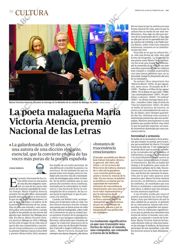 ABC MADRID 29-10-2025 página 38