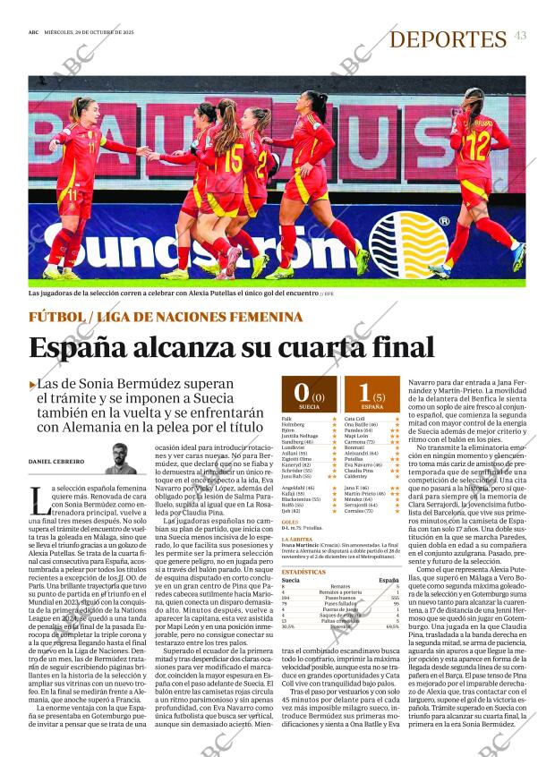 ABC MADRID 29-10-2025 página 43