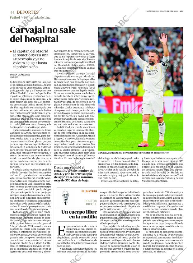 ABC MADRID 29-10-2025 página 44
