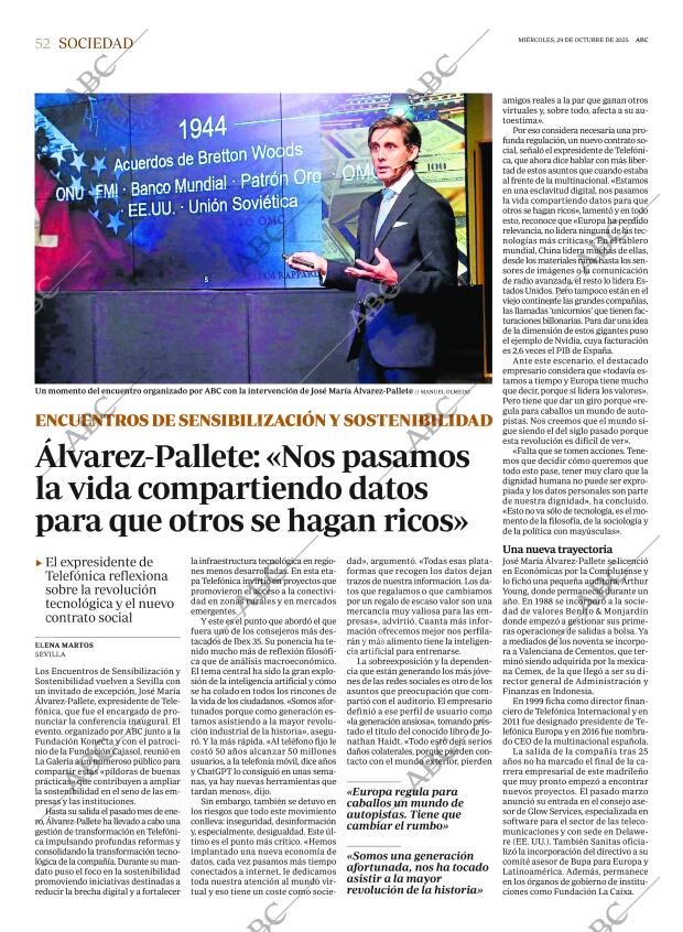 ABC SEVILLA 29-10-2025 página 52
