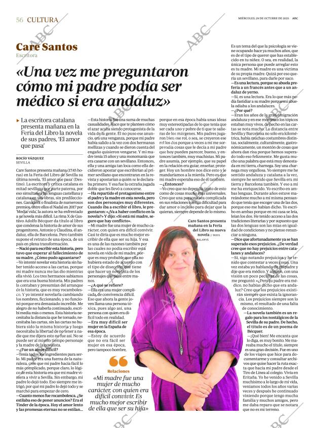 ABC SEVILLA 29-10-2025 página 56