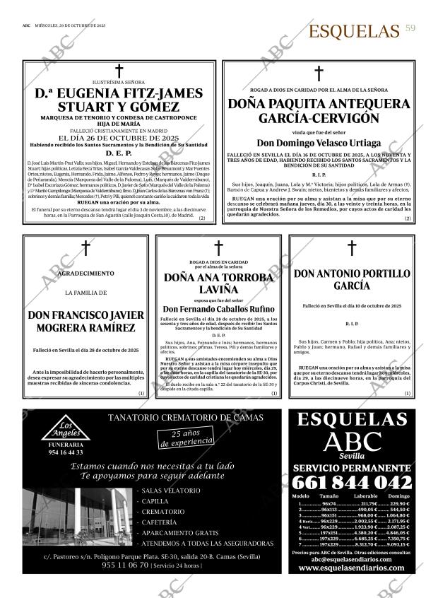 ABC SEVILLA 29-10-2025 página 59