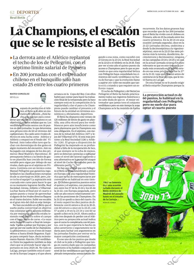ABC SEVILLA 29-10-2025 página 62