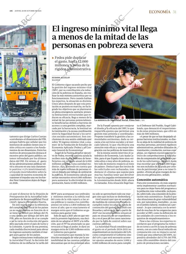 ABC MADRID 30-10-2025 página 31