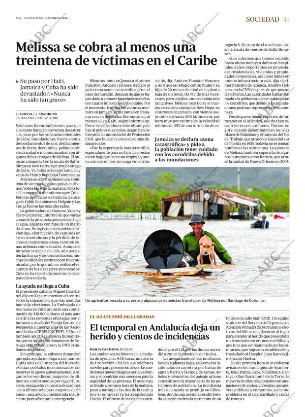 ABC MADRID 30-10-2025 página 41