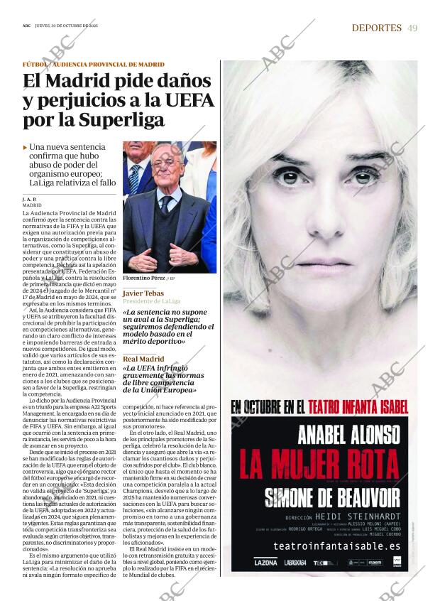 ABC MADRID 30-10-2025 página 49