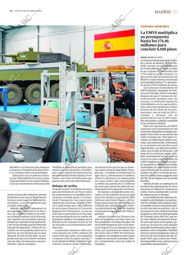ABC MADRID 30-10-2025 página 57