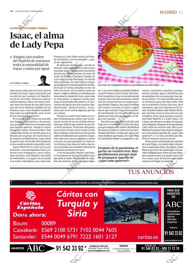 ABC MADRID 30-10-2025 página 61
