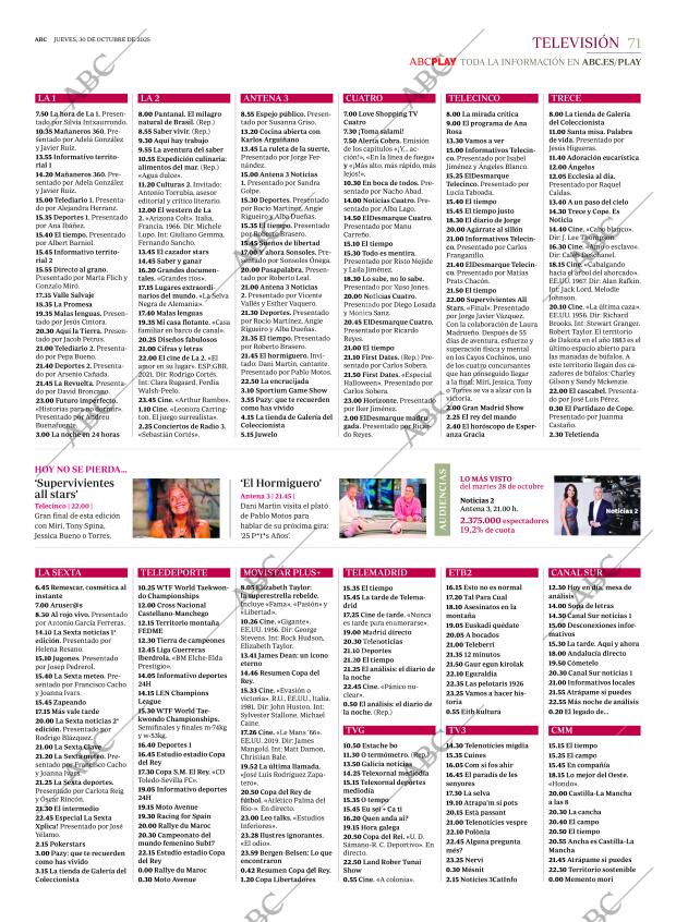 ABC MADRID 30-10-2025 página 71