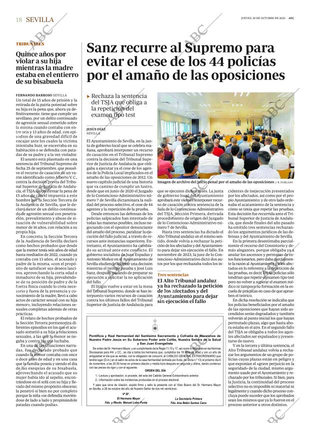 ABC SEVILLA 30-10-2025 página 18