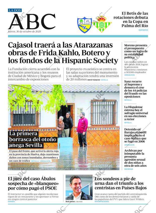ABC SEVILLA 30-10-2025 página 2