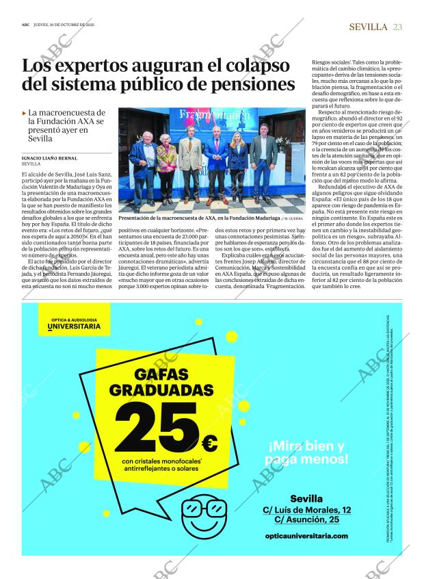 ABC SEVILLA 30-10-2025 página 23