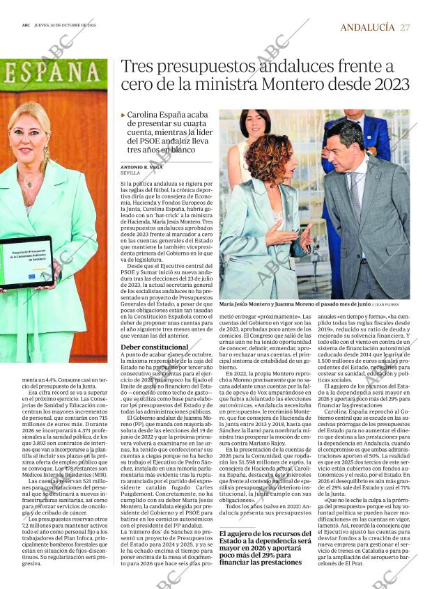 ABC SEVILLA 30-10-2025 página 27