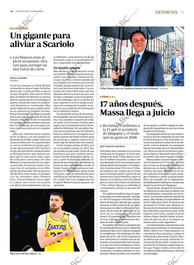 ABC SEVILLA 30-10-2025 página 73