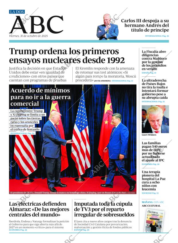 ABC MADRID 31-10-2025 página 2