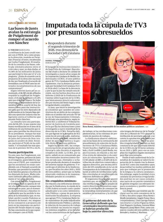 ABC MADRID 31-10-2025 página 20