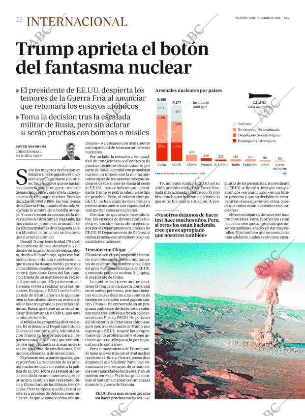 ABC MADRID 31-10-2025 página 22