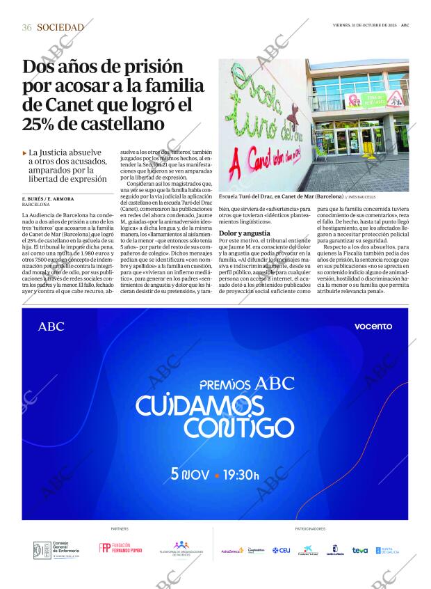 ABC MADRID 31-10-2025 página 36