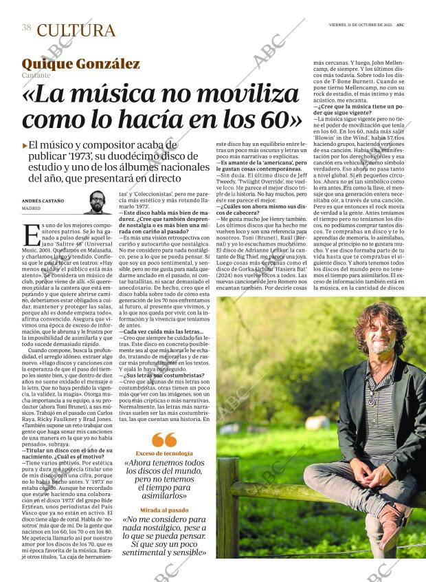 ABC MADRID 31-10-2025 página 38