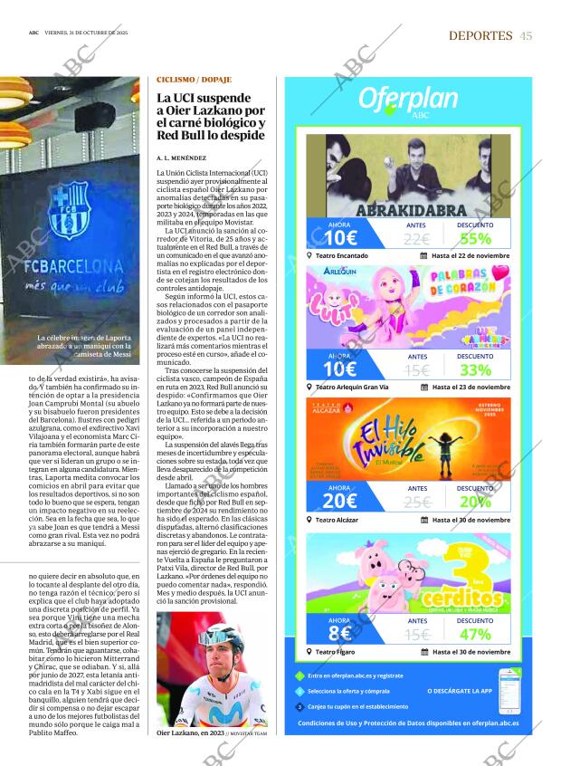 ABC MADRID 31-10-2025 página 45