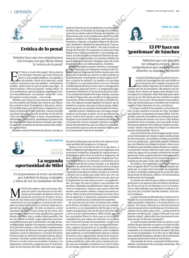 ABC MADRID 31-10-2025 página 6