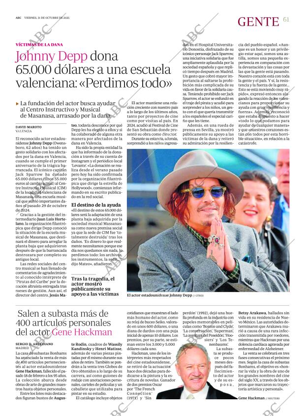 ABC MADRID 31-10-2025 página 61