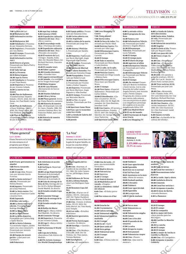 ABC MADRID 31-10-2025 página 63