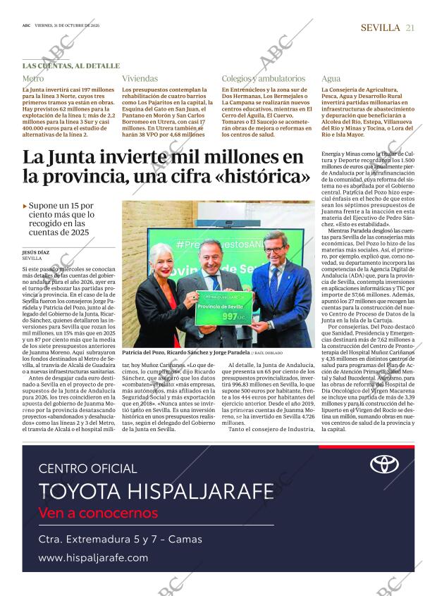 ABC SEVILLA 31-10-2025 página 21