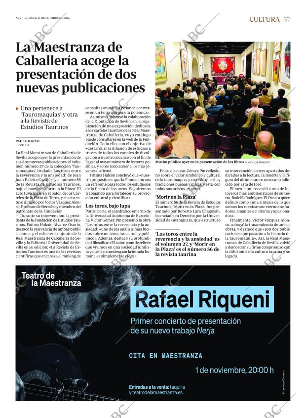 ABC SEVILLA 31-10-2025 página 57