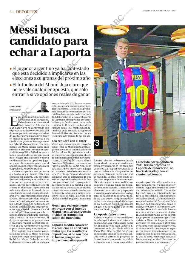 ABC SEVILLA 31-10-2025 página 64