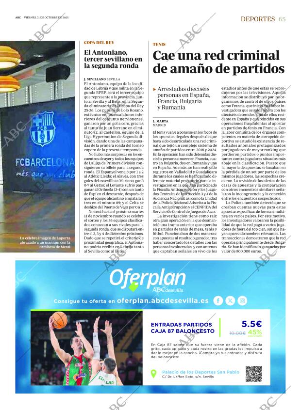 ABC SEVILLA 31-10-2025 página 65
