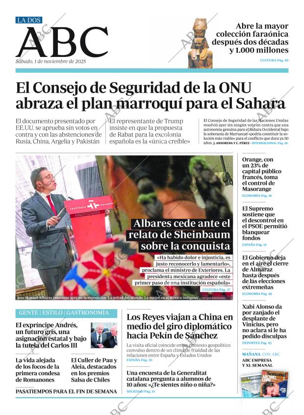ABC MADRID 01-11-2025 página 2