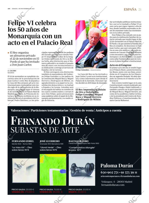 ABC MADRID 01-11-2025 página 21
