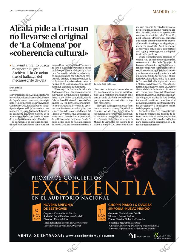 ABC MADRID 01-11-2025 página 49