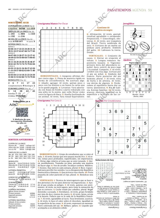 ABC MADRID 01-11-2025 página 59