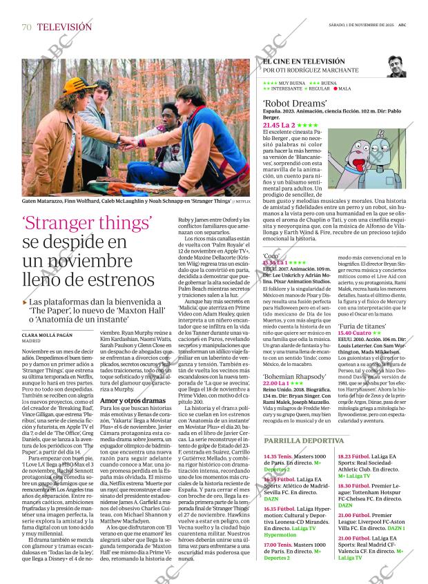 ABC MADRID 01-11-2025 página 70