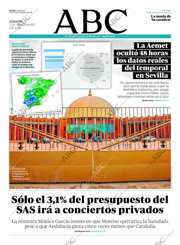 ABC SEVILLA 01-11-2025 página 1