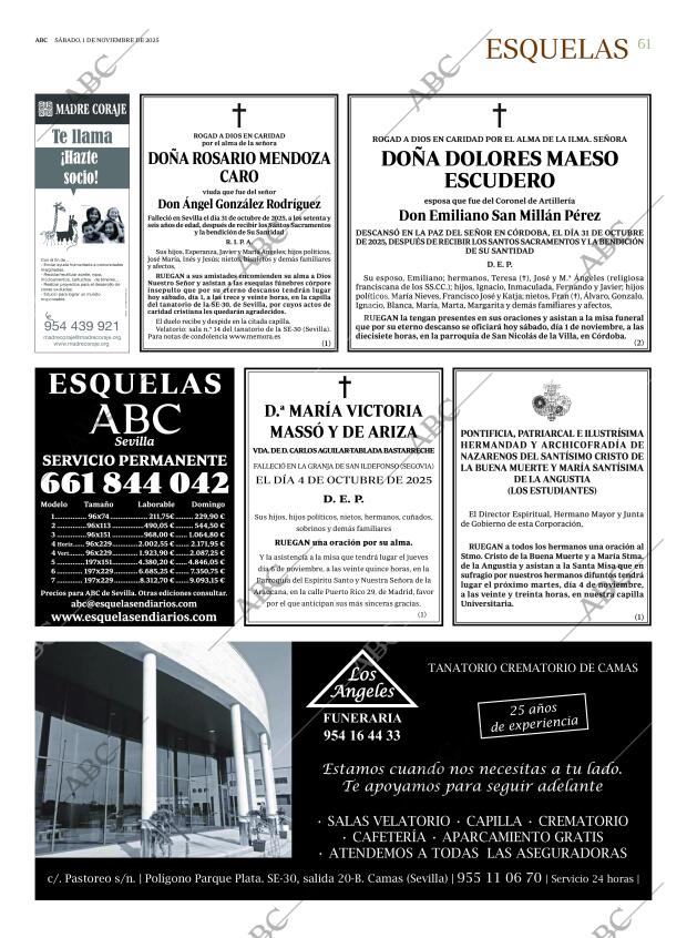 ABC SEVILLA 01-11-2025 página 61