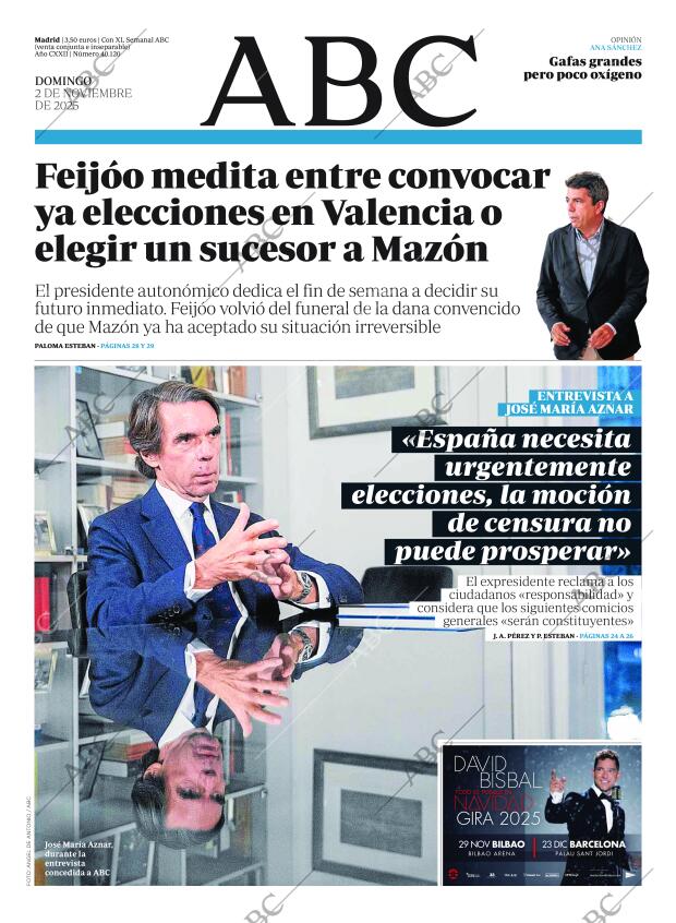 ABC MADRID 02-11-2025 página 1