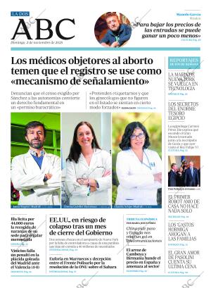 ABC MADRID 02-11-2025 página 2